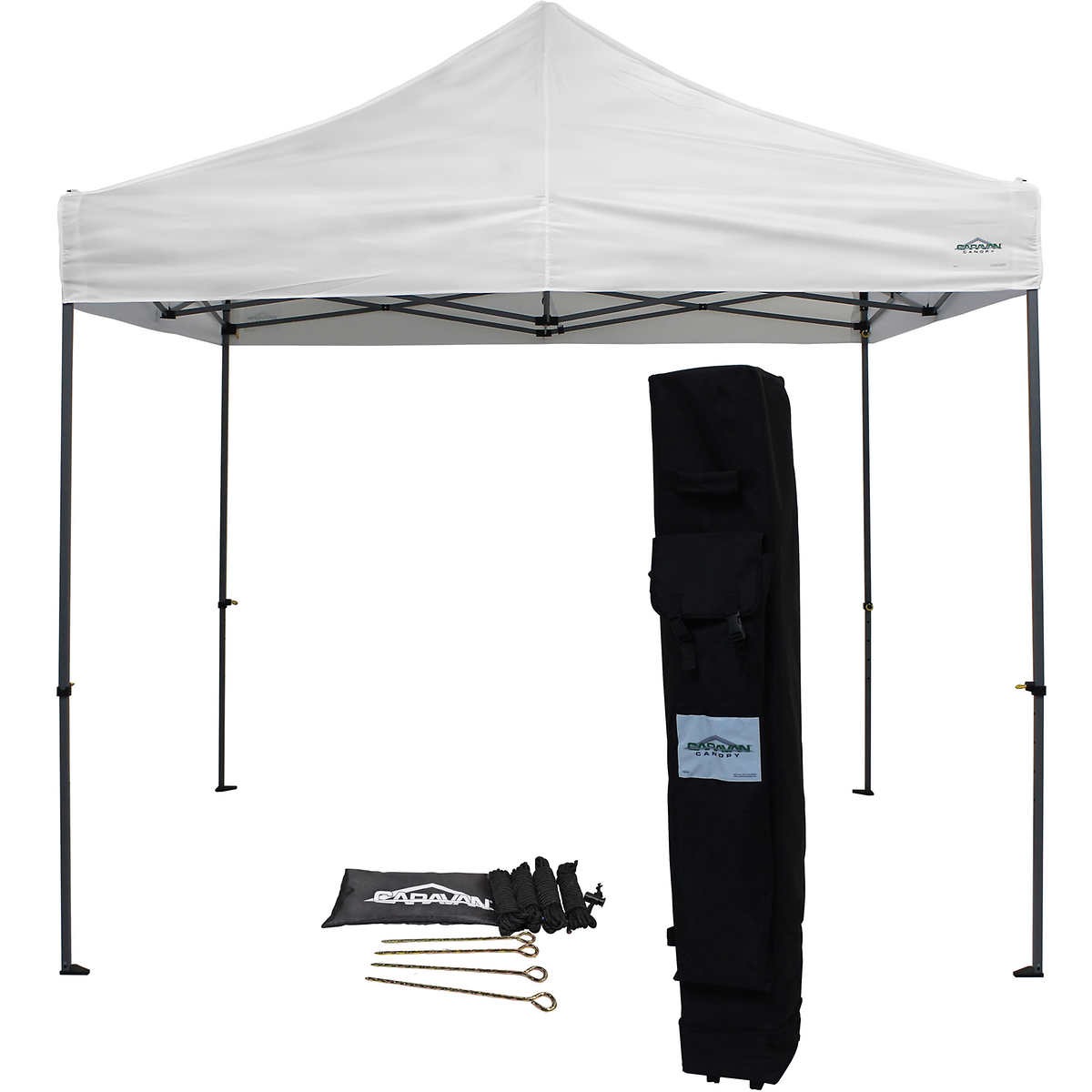 Caravan Canopy AlumaShade Bigfoot Canopy Kit, 10' x 10', White